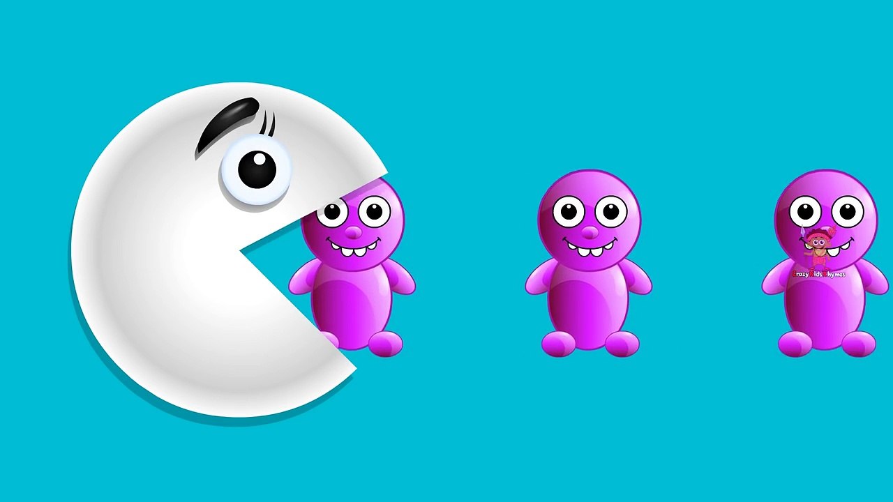 Baby Doll Time To Learn Colors With Pacman | Funny Little Baby Doll Vs Pacman Cartoon Learning Video