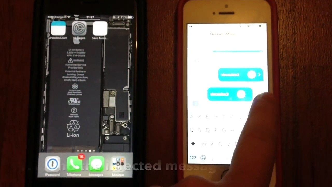 Piratez la messagerie iMessage des iPhones avec 1 sms !