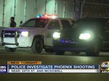 PD: Officials searching for gunman after person shot in central Phoenix