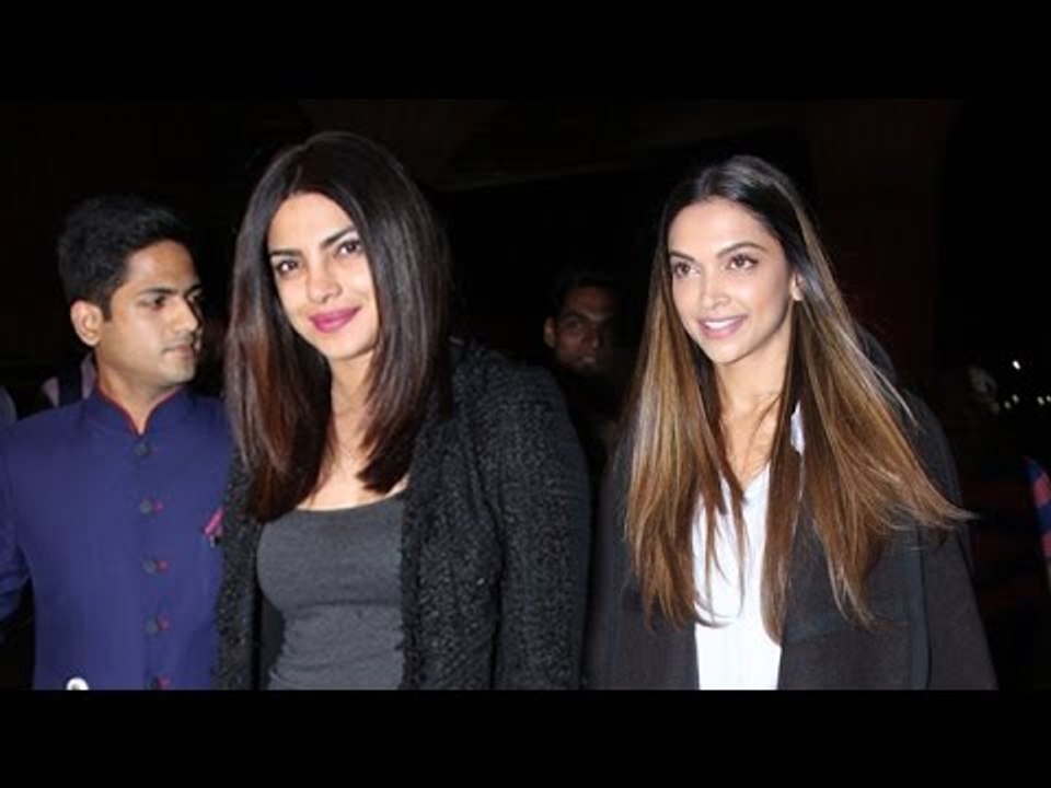 Airport Spotting 1st January 2017 - Priyanka Chopra & Deepika Padukone Flying Off To America