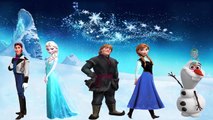 Frozen Elsa And Anna Singing Finger Family Children Nursery Rhymes | Frozen Cartoons For Kids