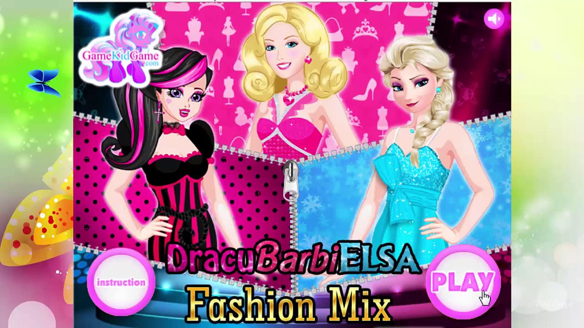 dress up mix barbie games