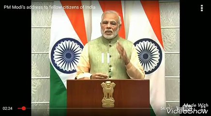 Modi Letest Speech 31/12/16 ||