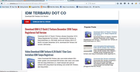 cara download IDM 6 27 Build 2 full tanpa registrasi