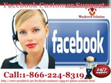 Take away your hand from your problem of Facebook phone number 1-866-224-8319