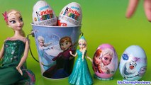 Disney Frozen Surprise eggs Princess Anna and Elsa Kinder Surprise eggs