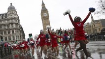 London's New Year's Day parade shrugs off rain