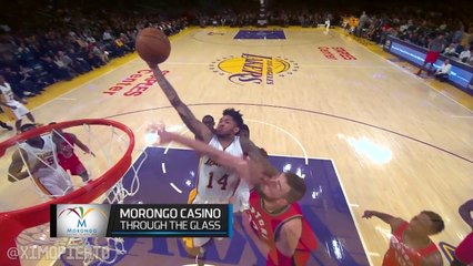 Brandon Ingram postérise Jonas Valanciunas