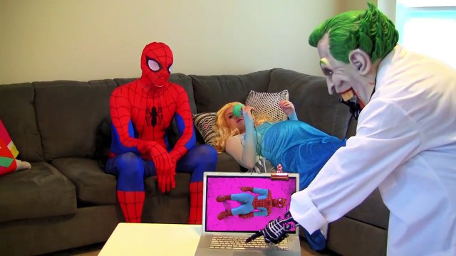 Elsa vs Joker & Spiderman in Real Life - Doctor Spider Performs Surgery Funny Superhero Movie