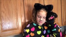 Bad Baby Kitty vs Puppy Gross Food Victoria & Annabelle Toy Freaks Hidde
