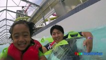 WATERPARK WAVE POOL Family Fun Outdoor Amusement Giant Waterslides  Ryan ToysReview-u_zTRna77Qc