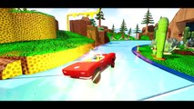 Disney Donald Duck Havin Fun w Disney Mickey Mouse Riding Car Disney Pixar Cars Lightning Mcqueen