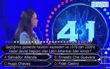 Milyoner'de yarışan tarih öğretmeni herkesi şaşırttı!