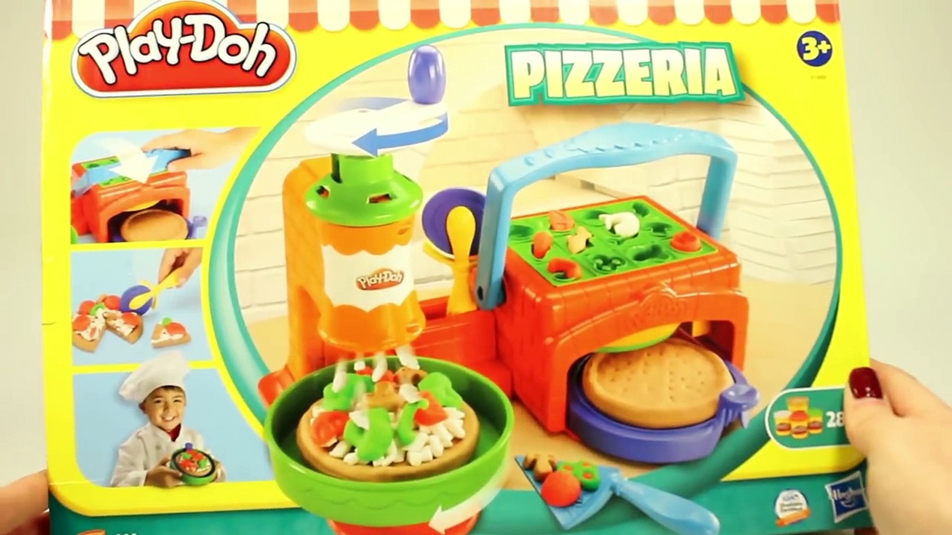 Pâte à modeler Moon Dough Four à Pizza Pizzeria Playset Peppa Pig Play Doh  