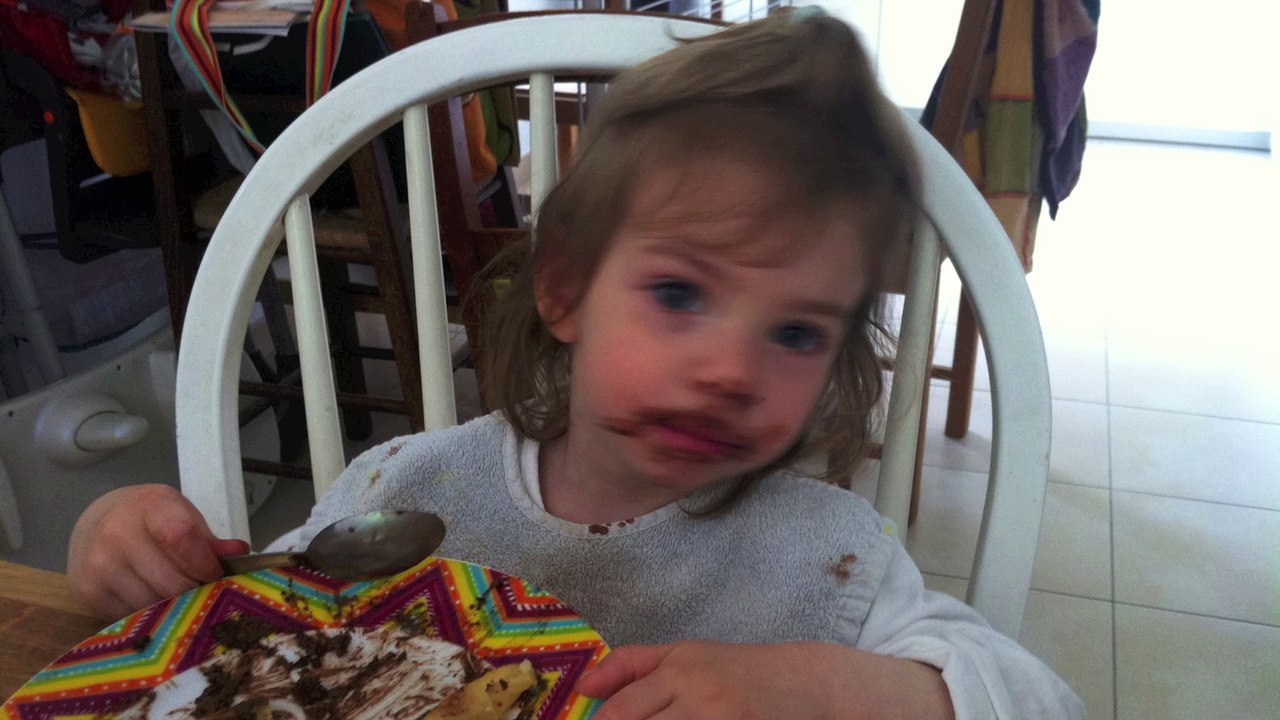 Barbouillée de chocolat