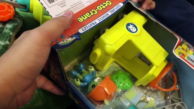 Octonauts Toys Octo Crane Tweak, Octo Saw Peso, and Octo Claw Tunip - Toddler Toys Disney Kids Video