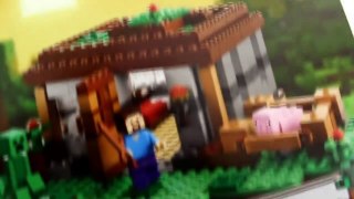 LEGO MINECRAFT!! [PART 1] Set 21115 THE FIRST NIGHT - Time-Lapse Build, Unboxing, Kids Toys-dTz