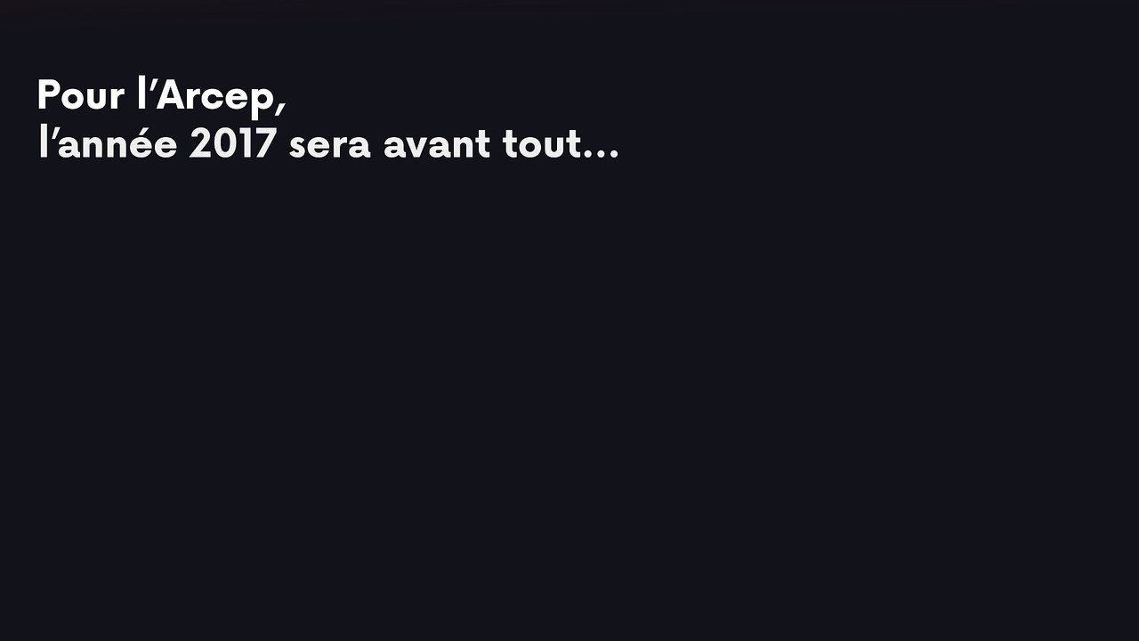 L’Arcep vous souhaite une excellente année 2017, abondante en échanges et en innovations !