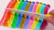 Skip_To_My_Lou | DIY Soft Stick Colors Jelly Pudding Gummy Learn Colors Glitter Slime