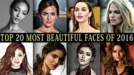 Top 20 Most Beautiful Faces Of 2016 | COUNTDOWN