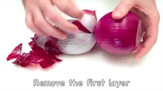 How to Slice and Cut an Onion in One Minute (HD)