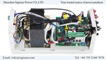 Sigineer Power- 600 Watt Pure Sine 12 Volt Inverter Charger with Built in 7 Amp HP Mini Series