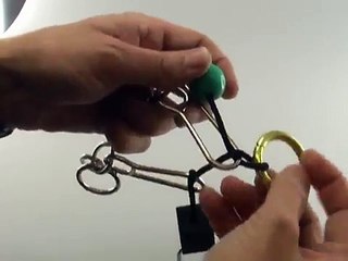 Solution for Parallel Dimensions from Puzzle Master Wire Puzzles