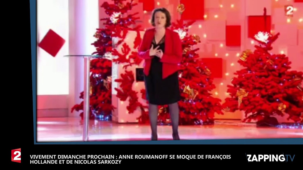 Vivement dimanche : Anne Roumanoff dézingue les adieux de François Hollande et Nicolas Sarkozy