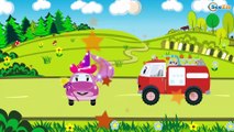 İtfaiye Arabaları - Eğitici çocuk filmi - Türkçe İzle - Akıllı arabalar - Animasyon video