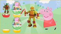 ✔ Teenage Mutant Ninja Turtles. TMNT. Kinder Surprise. Peppa Pig.