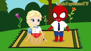 Spiderman & Frozen Elsa Fight with Giant Ant Funny Story! w_ Pikachu, Superman Superhero Fun IRL--4nL1den