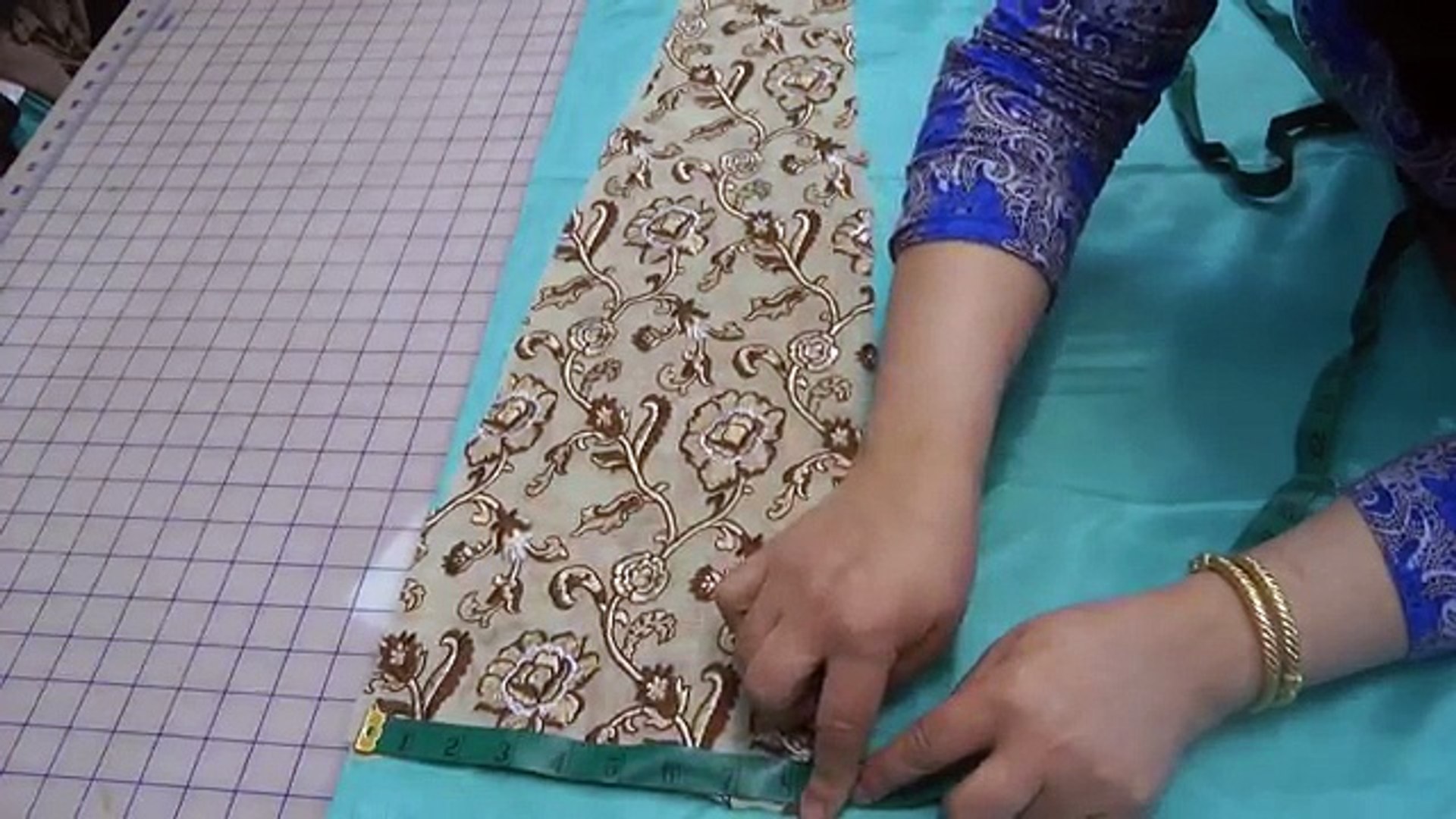 baby designer frock cutting