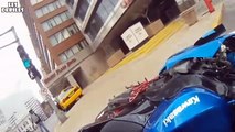 Accident de moto filmé en POV