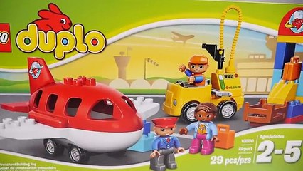 LEGO DUPLO Set_ Lego AIRPORT! Lego Games for kids and toy cars in kid's videos