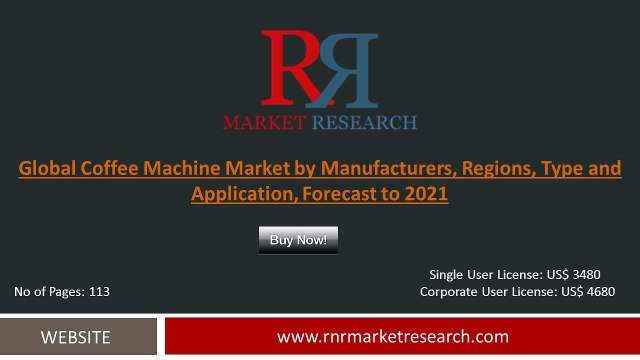 Coffee Machine Market Growth Opportunities, Analysis and Forecasts Report 2016-2021