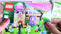 Lego Disney Princess Merida from Movie Cartoon Brave Castle Review Video