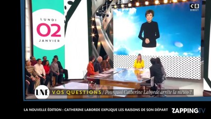 La Nouvelle Édition : Catherine Laborde explique les raisons de son départ