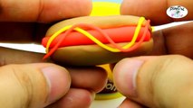 Play Doh Hot Dog Play-Doh Fast Food DIY - Mini Hot Dog