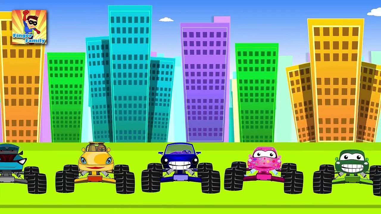 Finger Family Monster Trucks Finger Family | Finger Family Songs | Finger Family Parody