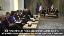 A Bagdad, Hollande rencontre son homologue irakien