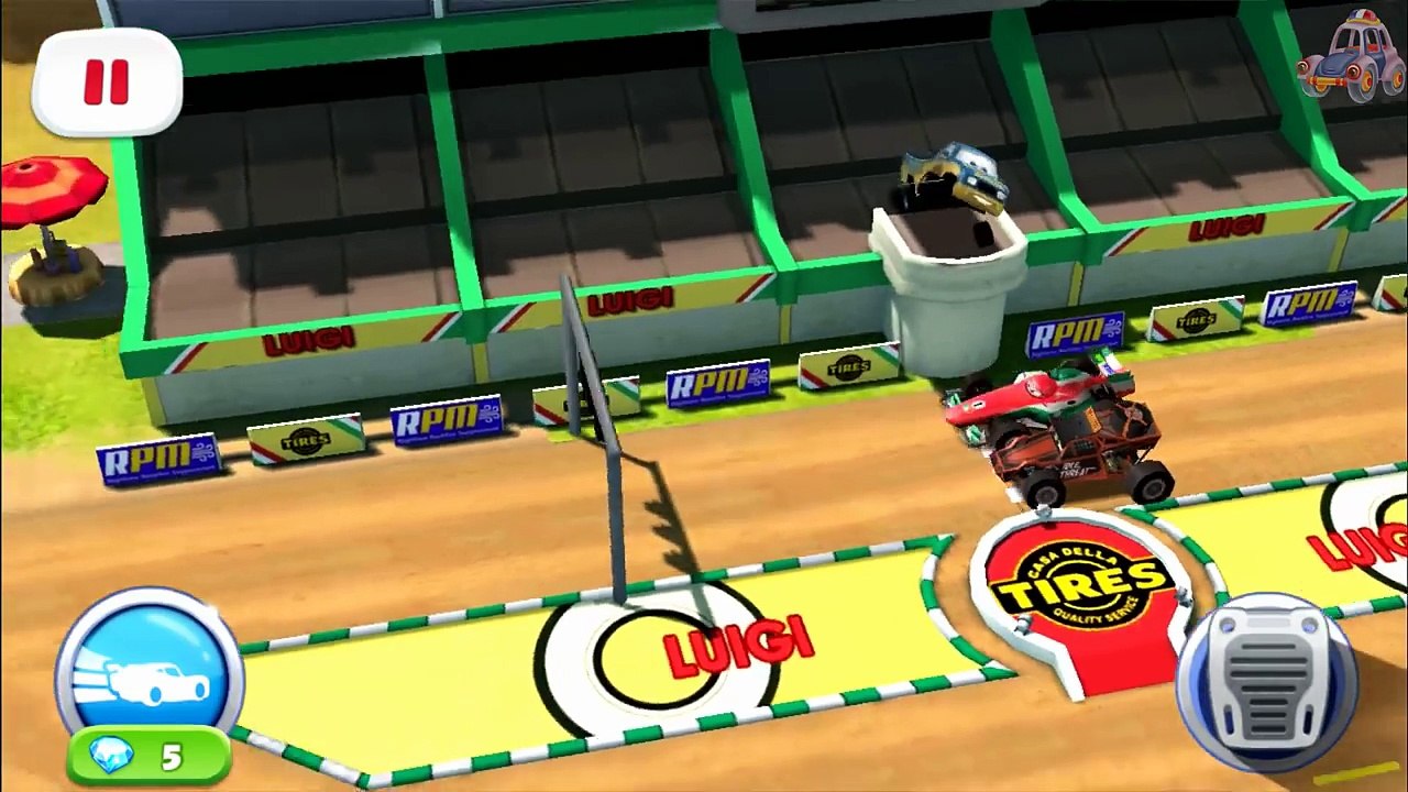 Disney Pixar Cars: Fast as Lightning McQueen NEON - BLUE GRIT New Car