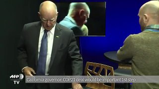 California governor_ COP21 deal a _first step_ in climate fight[1]