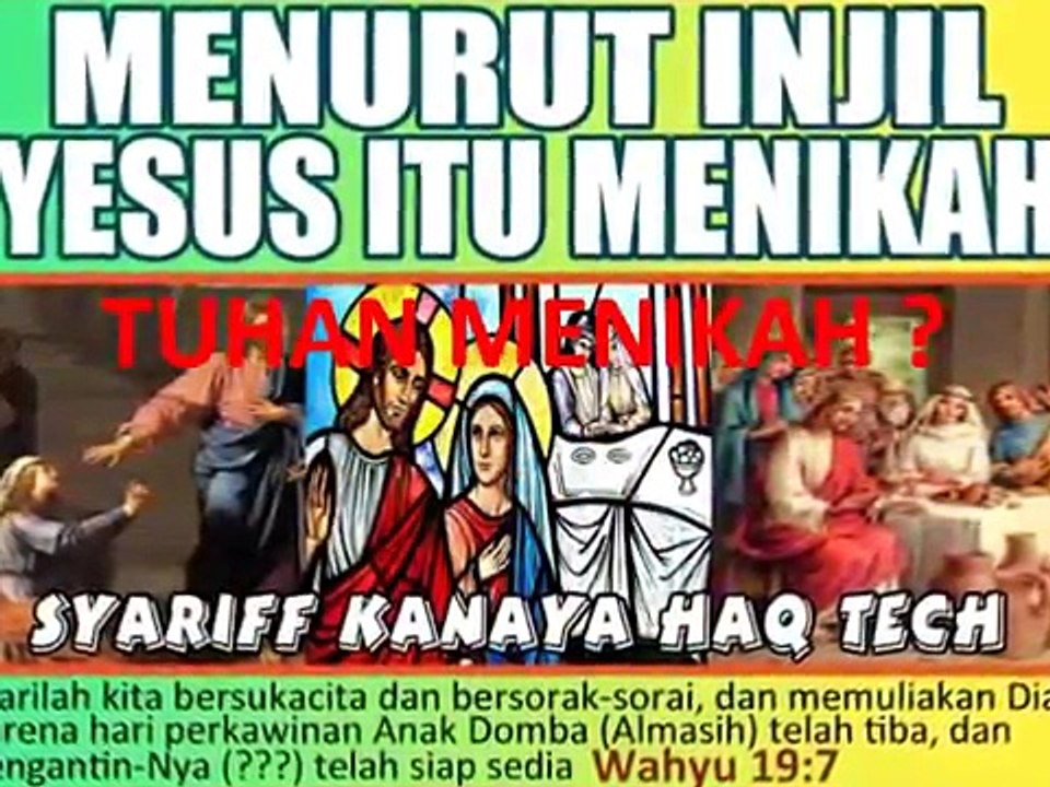 [38] Prof. Stan Soria (MANTAN PENDETA-Master Teologi) : "Injil Barnabas Lebih Kredibel Dibanding Injil Kristen !"
