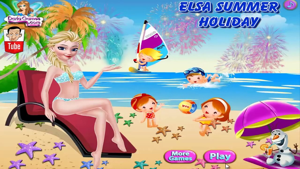 ᴴᴰ ღ Elsa Summer Holiday ღ - Elsa Summer Holiday Baby Game Episode - Baby Games (ST)