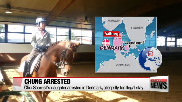 Chung Yoo-ra, Choi Soon-sil's daughter, arrested in Denmark