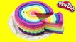 Play Doh Cake Rainbow Cake How to Make Rainbow Play Doh Food Play Doh Cakes funny play doh