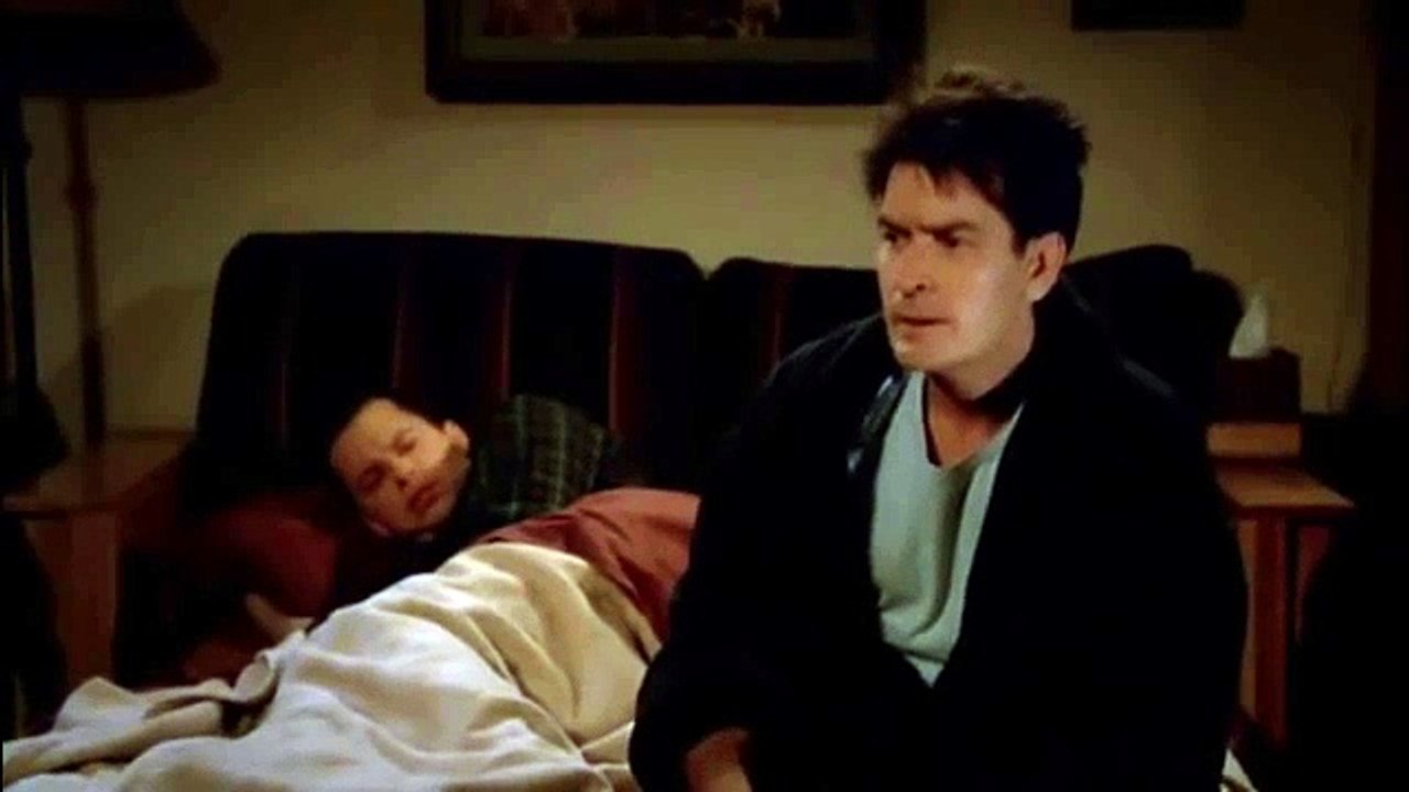 Two and a Half Men (Without laugh track) + music. [dramatic]