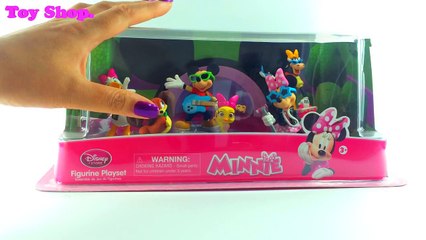 Disney Minnie Mouse Rockstar Figurine Playset Mickey, Daisy Duck, Clarabelle Cow, Fifi, Cuckoo Loca
