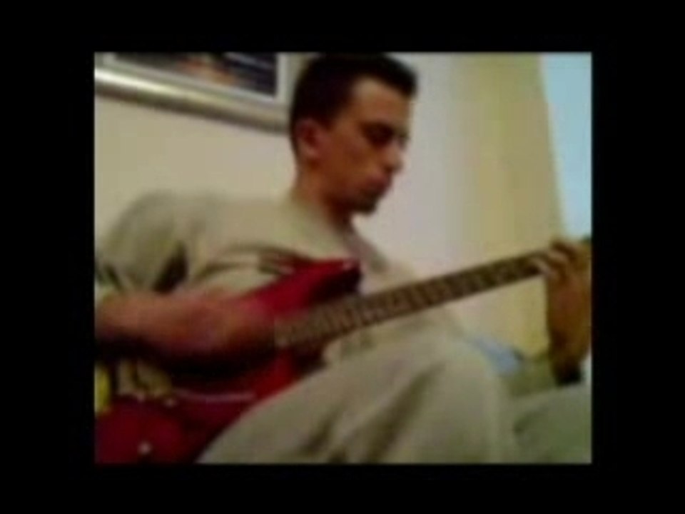 Abas1 playing guitar