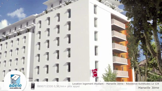 Location logement étudiant - Marseille 3ème - Résidence Suitétudes Le 124